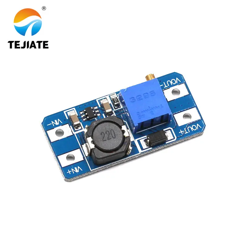 1PCS DC-DC Rise-voltage Module 2A Board Input 2-24Vl To 5/9/12 To 28V Adjustable To 2577