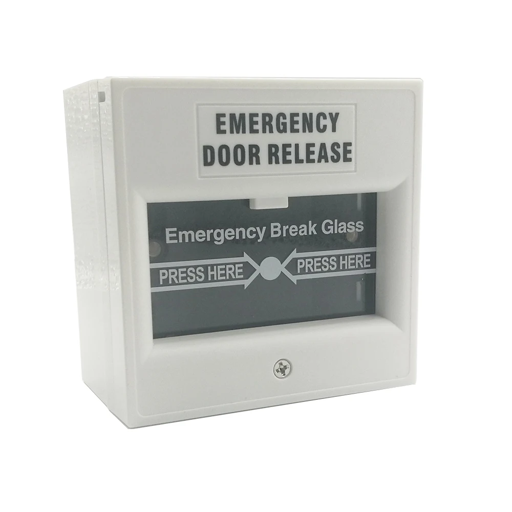 Emergency Break Glass Door Release Switch Access Control System Emergency Door Lock Exit Button