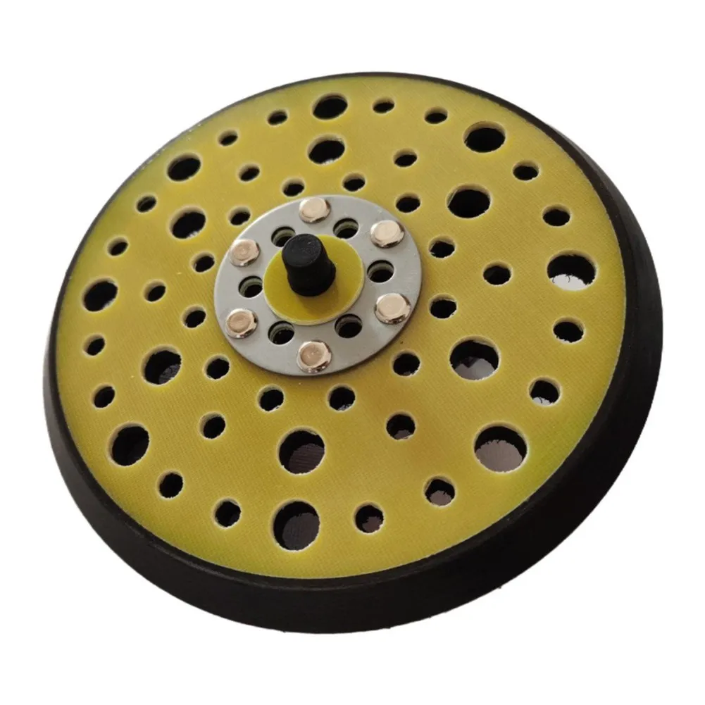 Supporto per levigatrice media da 6 pollici 150mm 54 fori cuscinetto a strappo per disco di lucidatura Mirka CEROS DEROS per la lavorazione del legno