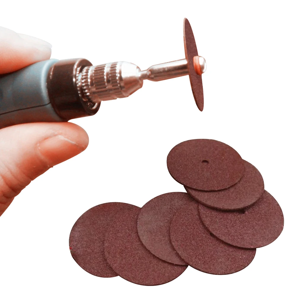 36Pcs 24mm Cutting Disc Circular Saw Blade Grinding Wheel  +1pcs Connecting Rod Cutting Disc Wood Plastic Aluminum