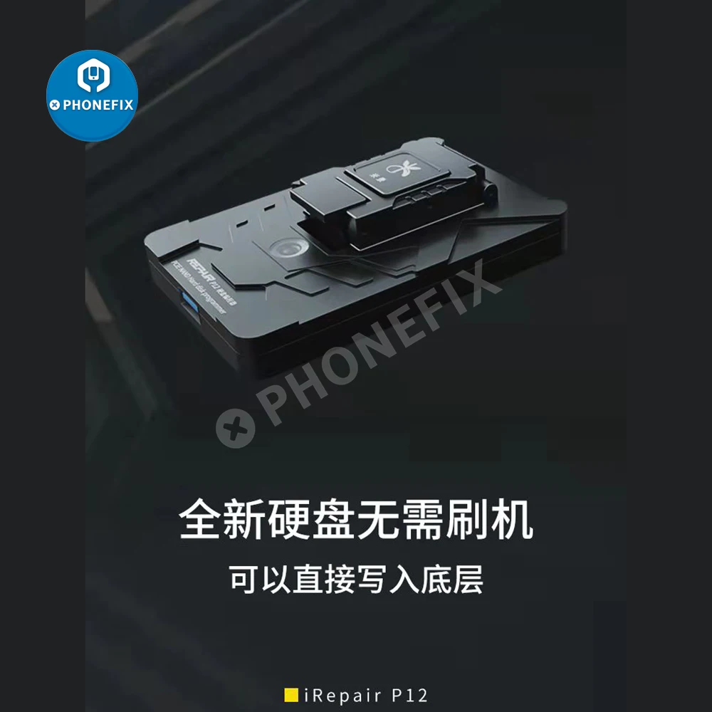 Imagem -03 - Programador de Disco Rígido para Iphone Irepair P12 Ibox2 Bga110 Tela Roxa Restaurar Face id Dados Syscfg Ler Escrever Ipad 611 Pro Max Ipad