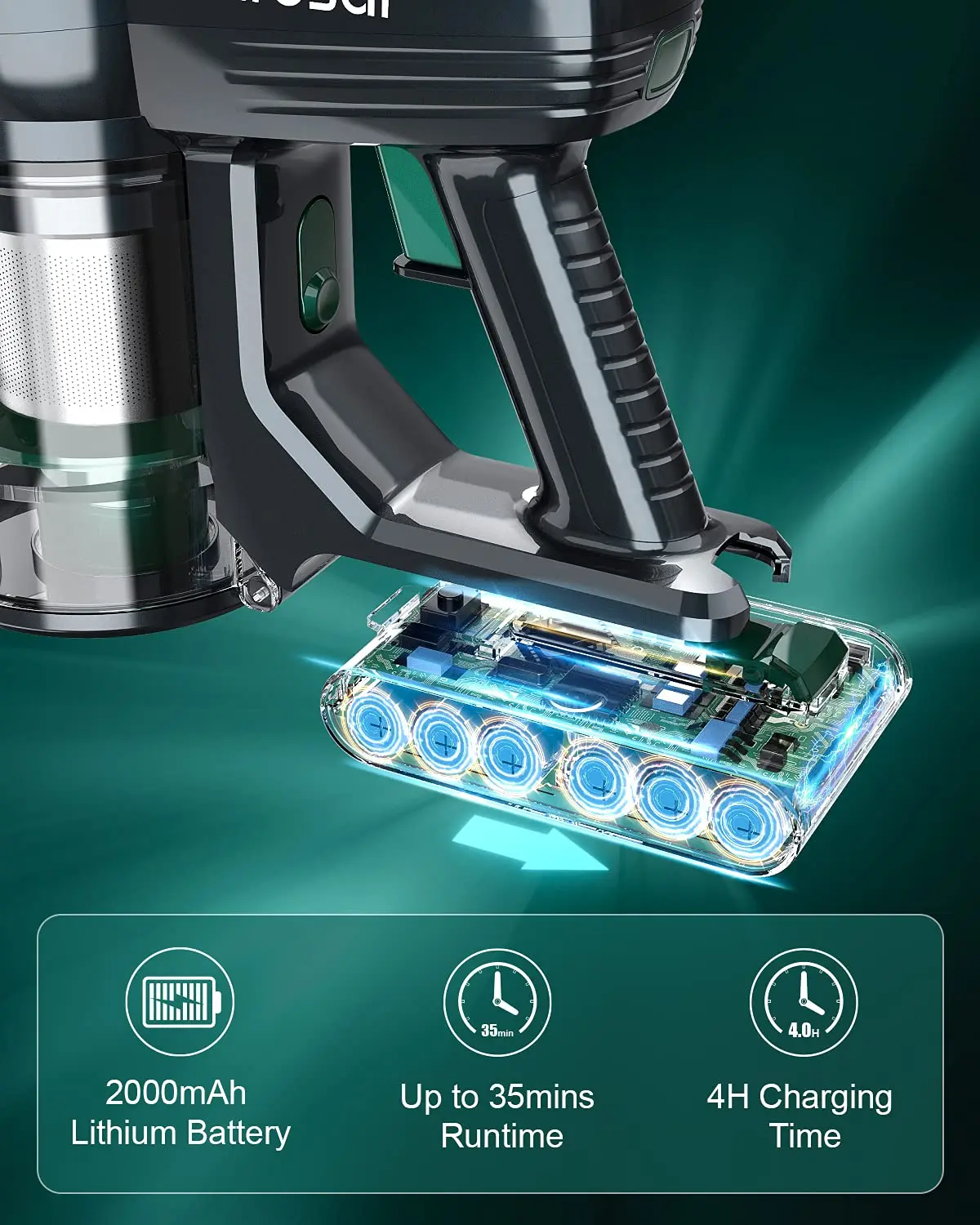 Laresar Máy Hút Bụi Gia Đình Công Suất Hút Máy Hút Bụi Xe Hơi Thẳng Đứng Làm Sạch Máy Hút Bụi Cầm Tay Quét Lau Máy