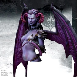 1/12 Resin Bust Devil Beauty Model Kits Self-assembled A-191