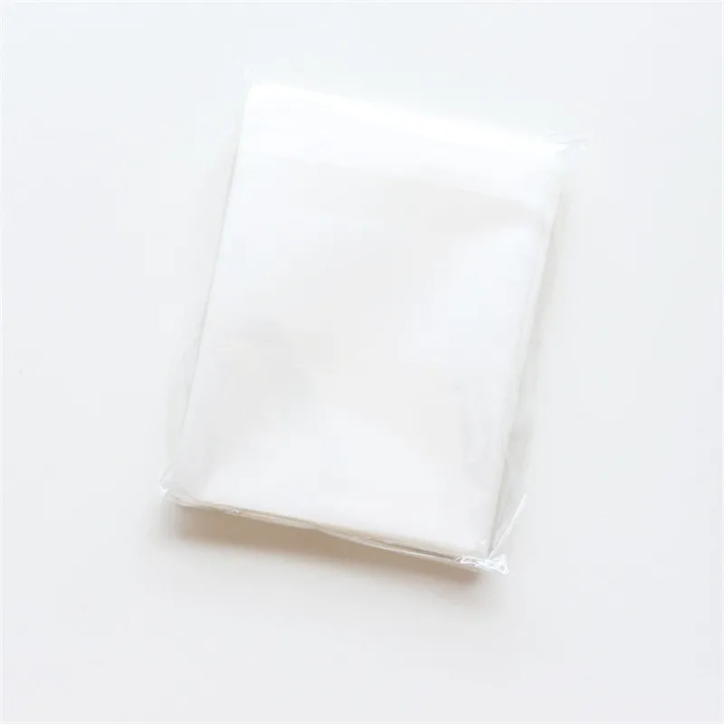 25pcs Matt Opp Bags 10x10cm Translucent Pouches for Jewelry Biscuit Bake Packing Bag 4Sizes Makeup Packking Packages Wholesale