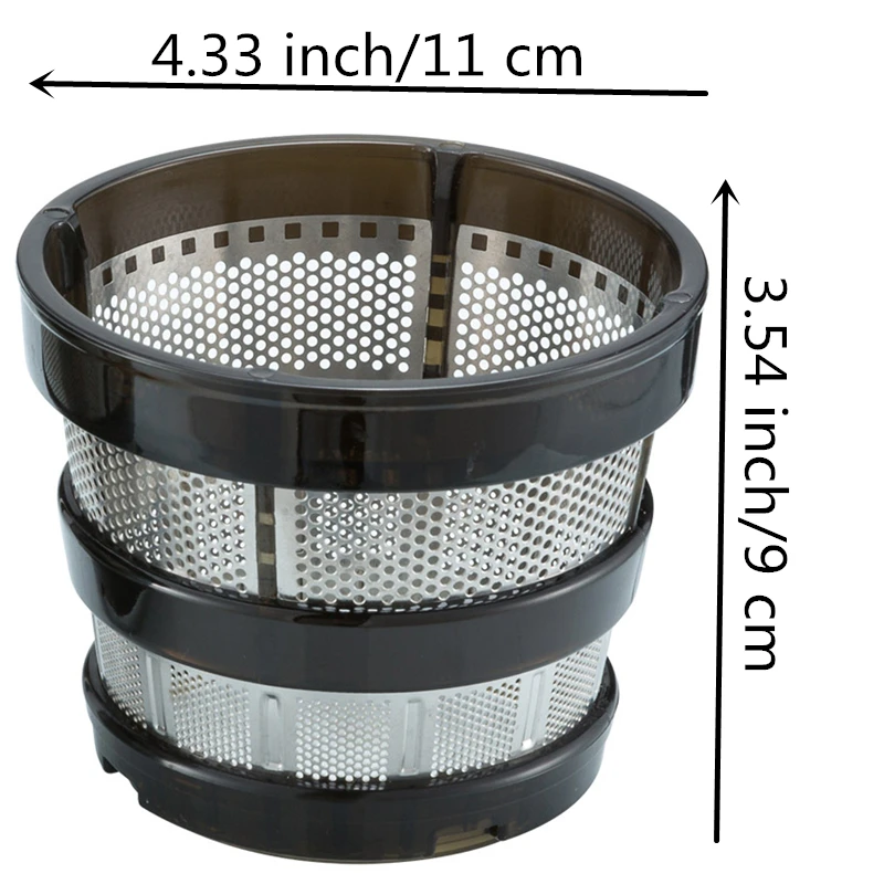 Juicer Filter, Juice Mesh Screen Strainer Filter Big Hole for Hurom HH-SBF11 HU-19SGM Parts Juices Filters Basket