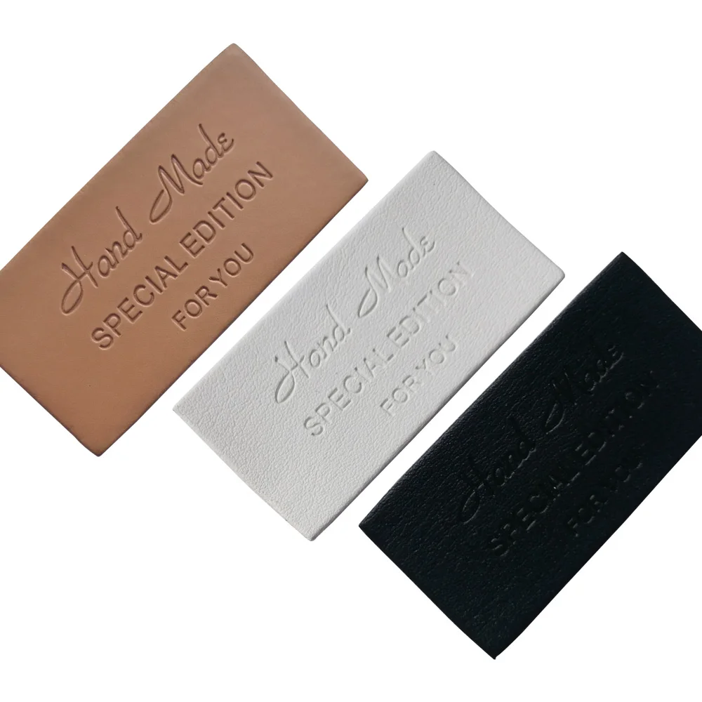 Opalus Diy Sewing Accessories Handmade Labels Pu Leather Labels Series Hand Made For You Leather Tags For Clothing Tag