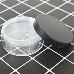 50g plastik boş gevşek toz kavanoz makyaj puf kutusu elek konteyner kozmetik Pot taşınabilir gevşek toz kutusu doldurulabilir Pot 2024