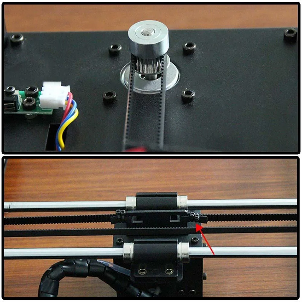 Aokin GT2 Riem, 5 Meter GT2 Distributieriem 6Mm Breedte Fit Voor 3D Printer Reprap Mendel Rostock Prusa Creality CR-10 Ender 3 anet A8