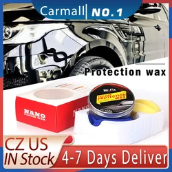 Carnauba Car Wax Crystal Hard Wax Paint Care Scratch Repair Maintenance Wax Paint Surface Coating Free Sponge And Towel