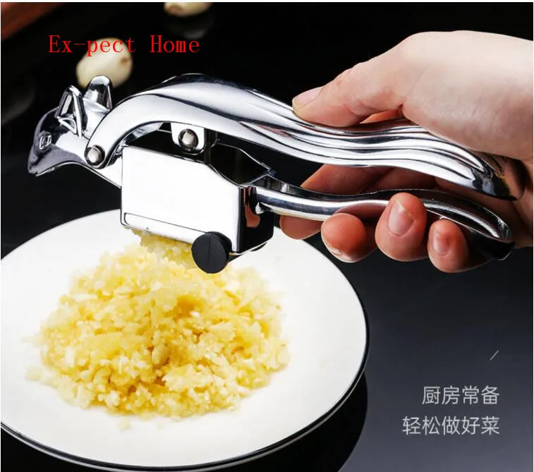 20pcs/lot Metal Garlic Press Creative Squirre Design Garlic Mincer Kitchen Cooking Crusher Handheld Ginger Garlic Mincer Tools