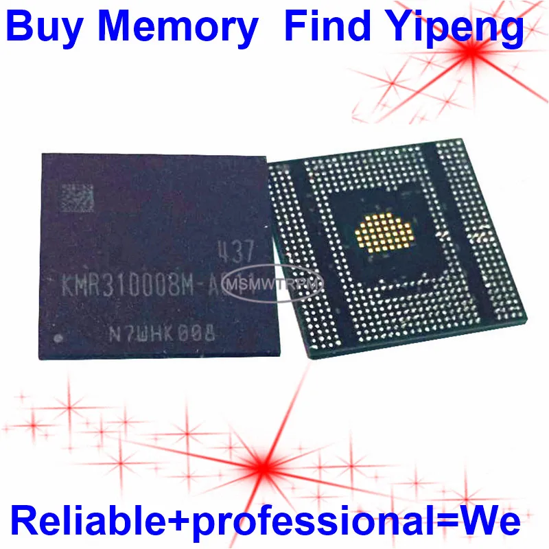 

KMR310008M-A611 221FBGA EMCP 16+24 16GB RPMB clean empty data Memory Flash KMR310008M