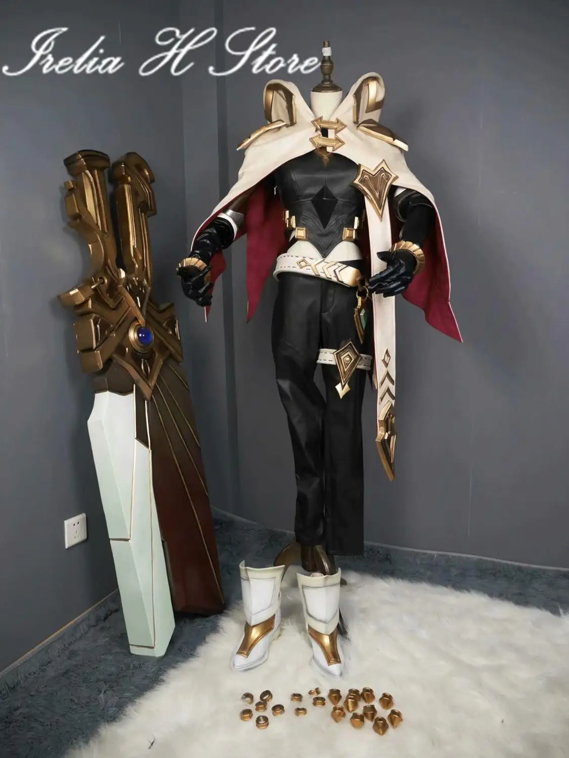 

Irelia H Custom made/size Senna LOL Cosplays The Redeemer Senna Cosplay Costume weapons guns props Original skin Senna