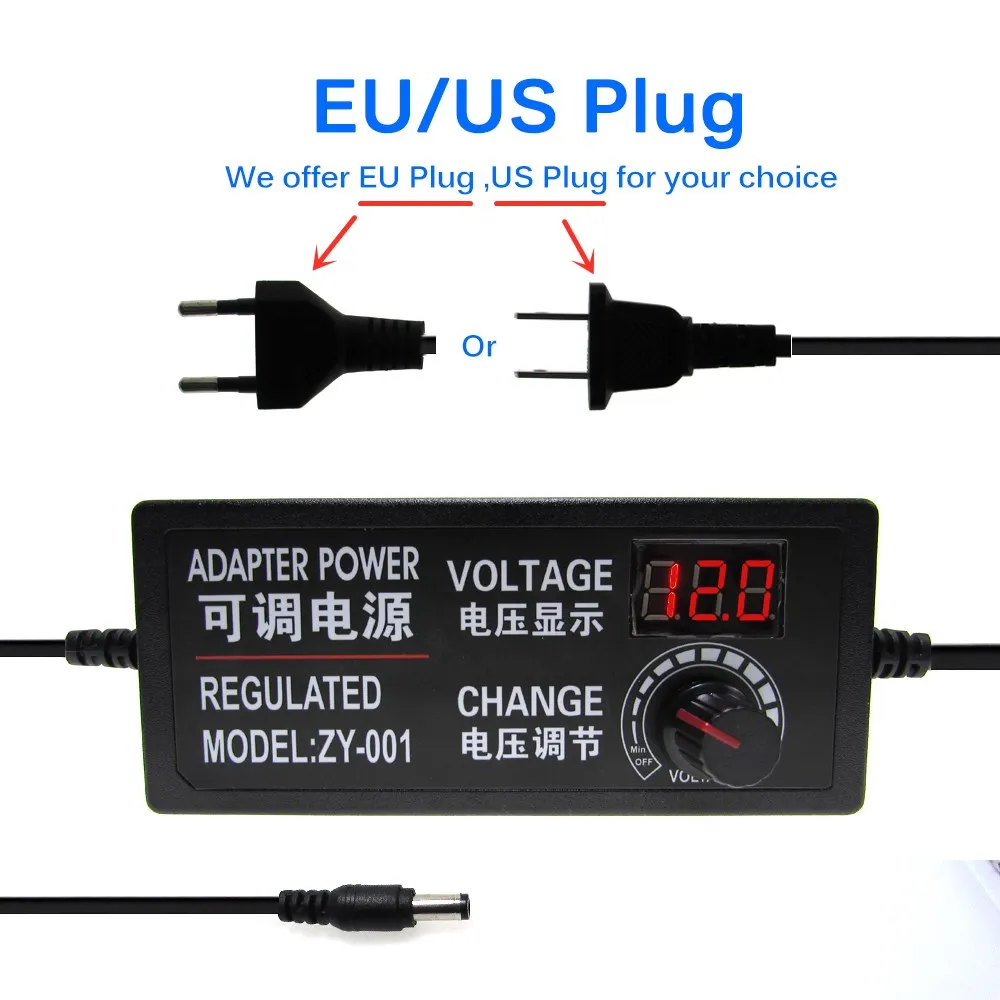 AC DC Power Supply 3V 5V 9V 12V 24V 36V 1A 2A 3A 5A 10A Adjustable Transformers 220V To 12V Power Supply Adapter 5 12 24 V Volt