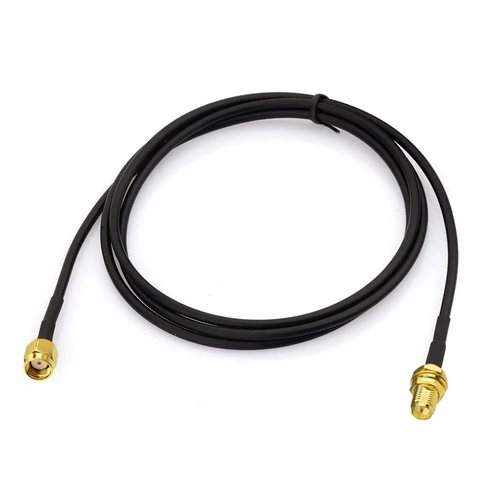 2 قطعة RP-SMA ذكر إلى RP-SMA واي فاي هوائي كابل RG174 3m-اللاسلكية Mini PCI Express PCIE بطاقة الشبكة واي فاي محول راوتر بوابة