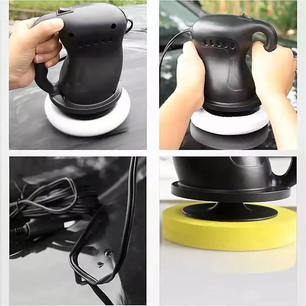 Waxing Polishing Machine Auto Paint Care 12V 40W Car Polisher Electric Waxer Tool Buffing Sanding Waxing Grinding Tools