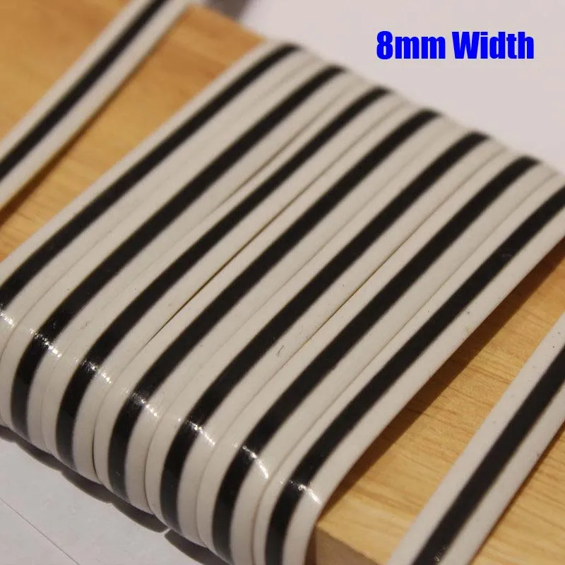 

10 Meters Zebra Stripes Color PE Flat Synthetic Rattan Home Weaving Material For Knit Repair Chair Table Sofa Basket