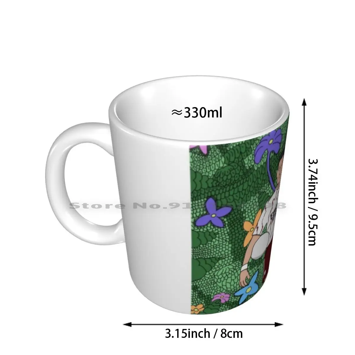 Hector And The Three Thousand Leaves Ceramic Mugs Coffee Cups Milk Tea Mug Creative Trending Vintage Gift Bottle Cup