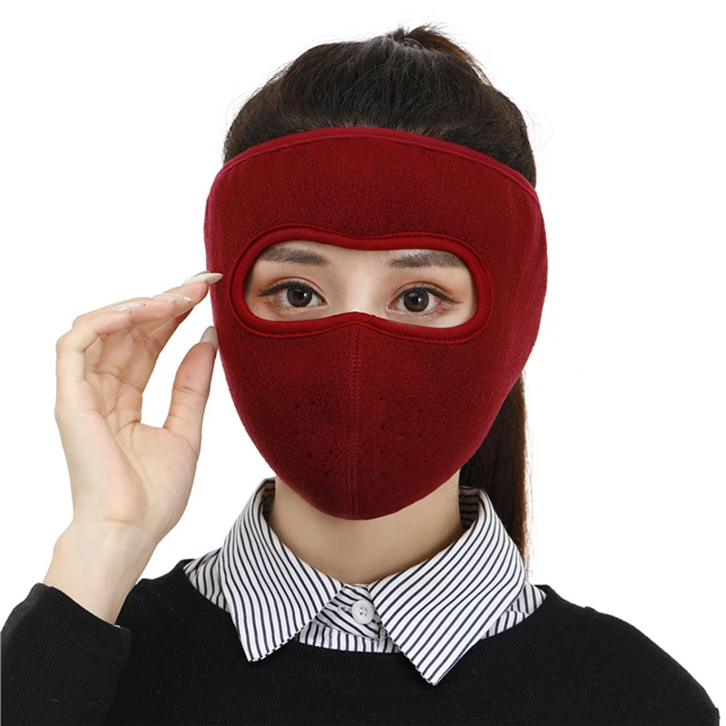 1Pcs Winter Outdoor Sports Masks Motorcycle Wind Snow Mask Helmets Unisex Sports Bicycles Balaclava Method Cap