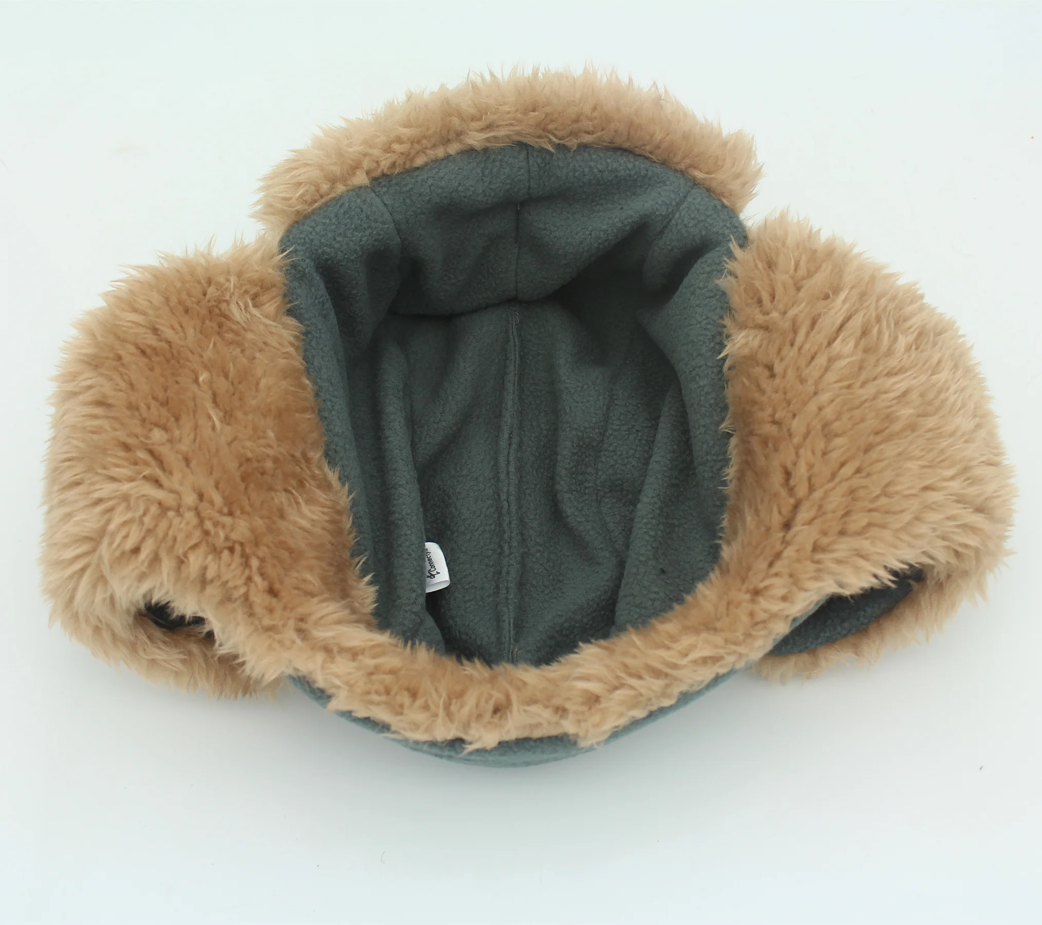 Connectyle Toddler Boys Kids Fleece Trapper Sherpa Lined Windproof Winter Russian Hat with Large Flaps Warm Ski Hat