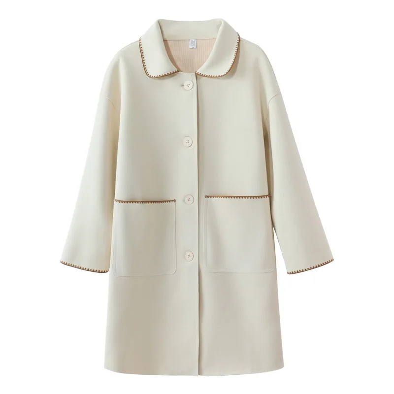 

Women's Spring Coat All-match Windbreaker Mid-length High-end Fashion Temperament Coat