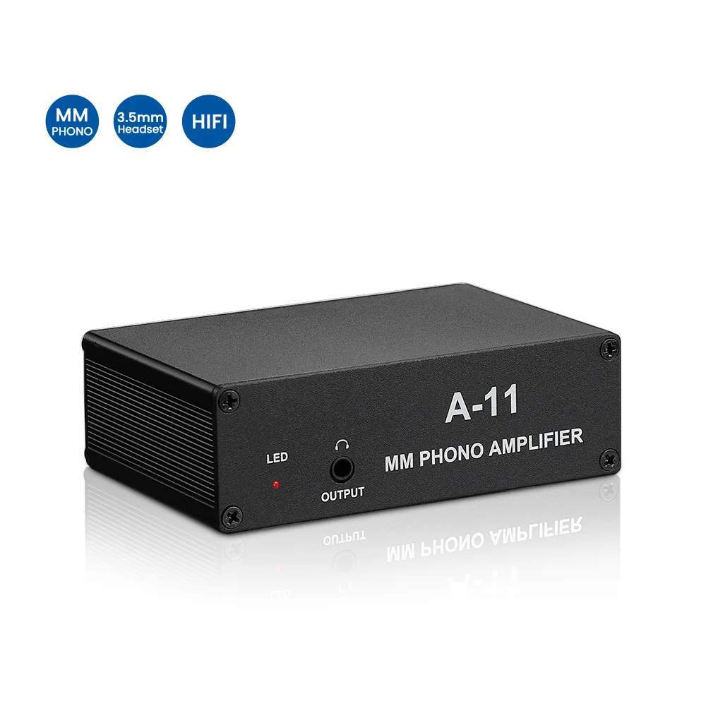 

AIYIMA HIFI MM Vinyl Phono Preamplifier LP Phono Amplifier Headphone Amplifier Phonograph Preamplifier For Home DIY