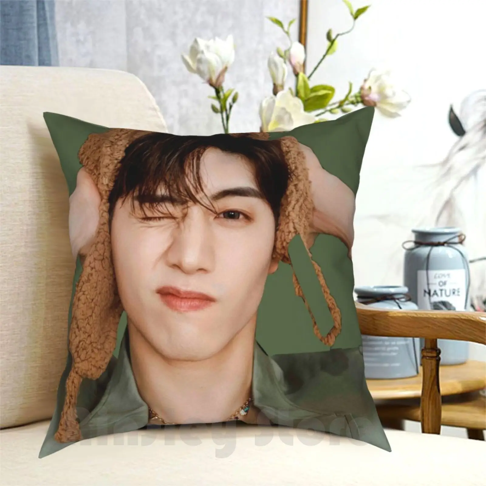 Mark Tuan Pillow Case Printed Home Soft DIY Pillow cover Got7 Kpop Jb Jaebeom Got7 Mark Jackson Jackson Wang Tuan Jinyoung