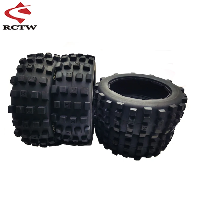 

Wasteland Front and Rear Tires Skin Kit 4pc for Losi 5ive T Rovan LT Kingmotor X2 DDT FID RACING DBXL Truck Rc Car PARTS