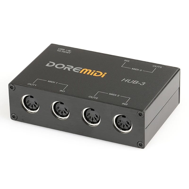 

DOREMiDi HUB-3 USB Power Converter MIDI 33 Interface Box Controller Adapter AU Guitar Effect Pedal Guitar Parts & Accessories