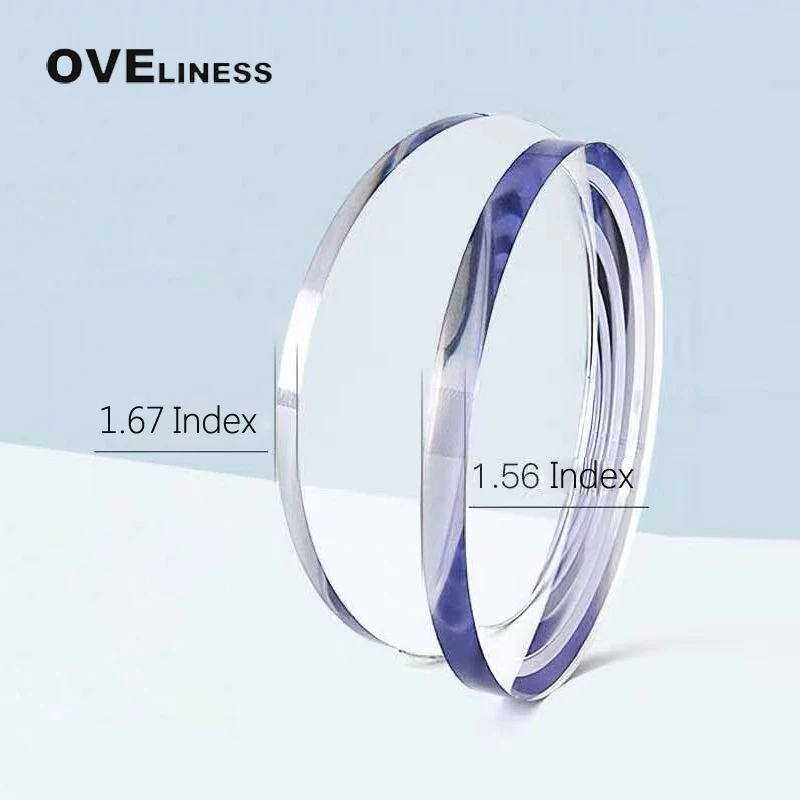 korea Technology ENDLESS index 1.67 super thin single vision EMI UV 400 ASPHERIC lens for Rx eyeglasses chemilens