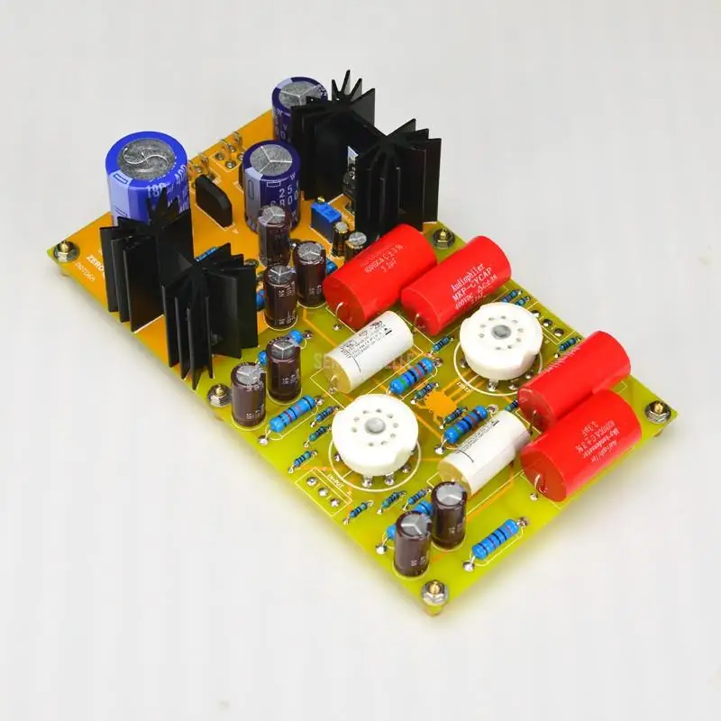 PRT06A 12AX7 + 12AT7 База лампового предусилителя на схеме MATISSE DIY Kit / Готовая плата