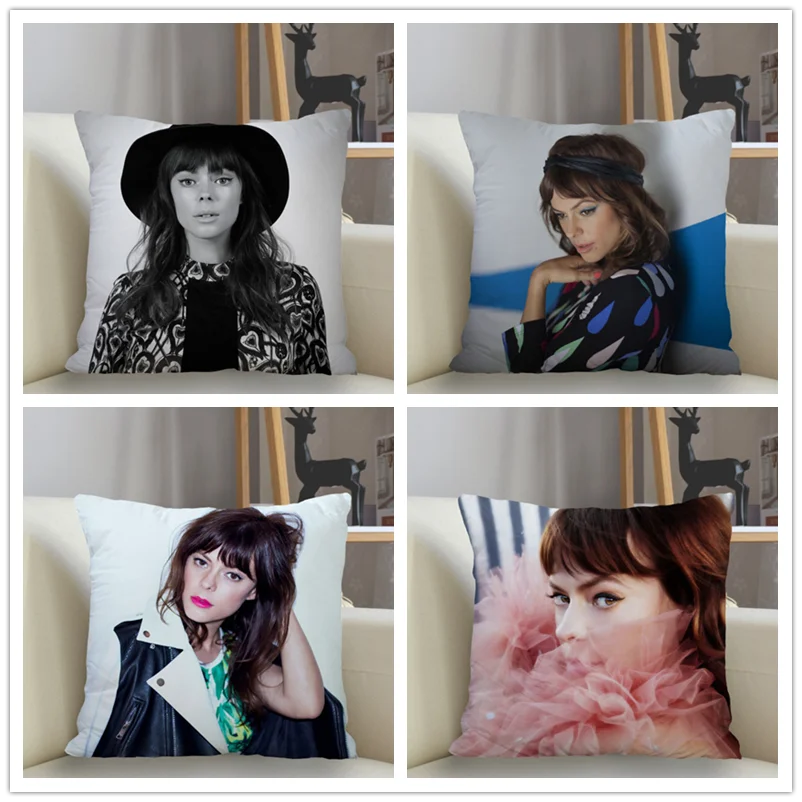 Musife lenka Pillowcase Custom Square Pillow Cover Case Zipper Pillowcase 35*35,40*40,45*45cm Drop Shipping