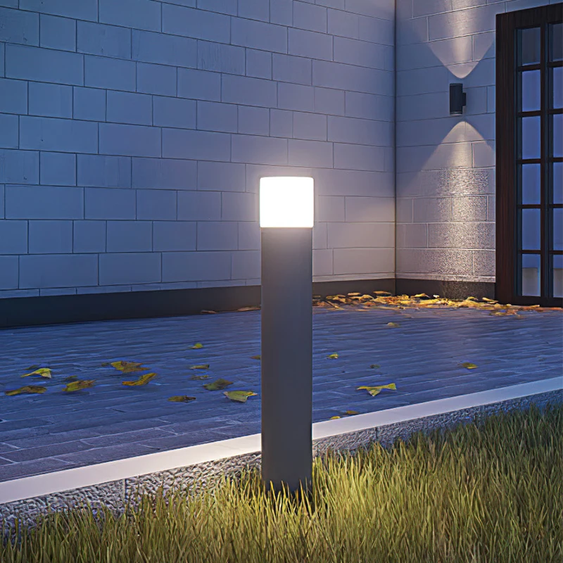 Imagem -06 - Impermeável Outdoor Garden Lamp Base E27 Corpo de Alumínio Pir Sensor eu Socket 3680w 16a Pathway Lawn Lamp For Garden Decoration Pcs