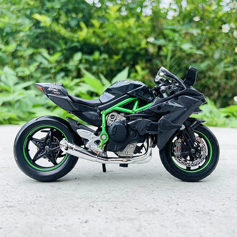 Maisto – moto tout-terrain Kawasaki Ninja H2 R 1:18, modèle de collection en alliage, jouet de loisir, cadeau