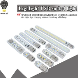 USB LED Luci Da Lettura 2-24LEDS SMD 5630 5730 ha condotto la lampadina 5V Input Di potere BIANCO 5000-6500K bianco Caldo 3000-3500K luce di Notte del USB