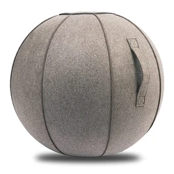 Esercizio Yoga Ball for Office Home Muscle Training Fitness seduta sedia a sfera con coperchio palla da allenamento da 25 pollici con pompa e maniglia