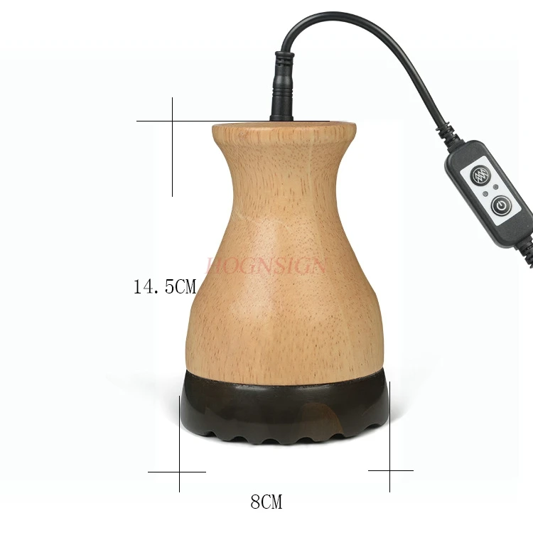Vibratory scraping pot warm moxibustion instrument shoulder neck open back meridian moxibustion physiotherapy