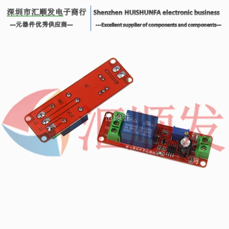 NE555 time delay relay module Monostable switch Delay power switch (12V) Automotive electrical appliances