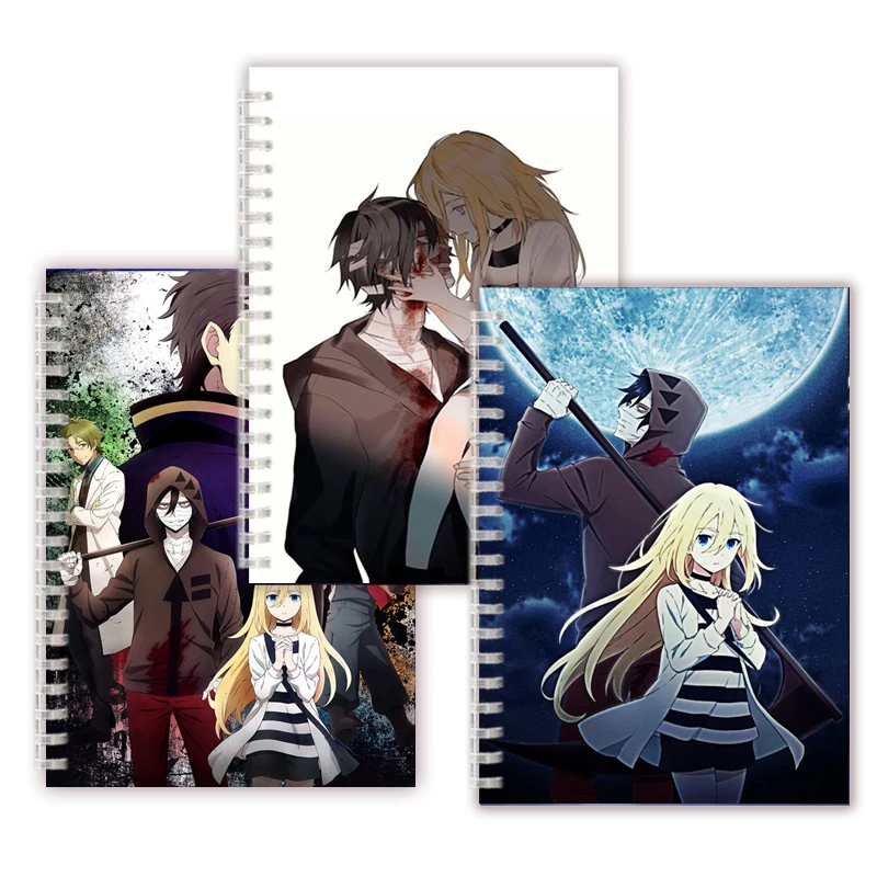 Anime Angels of Death Notebook Spiral Ring Journal Filler Cartoon Rachel Gardner Ray Zack Satsuriku no Tenshi Poster Girls Gift