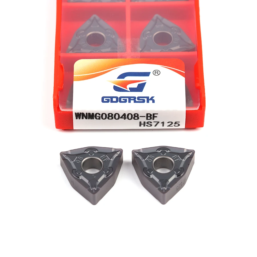 WNMG080408/WNMG080404-BF WNMG080404/080408-BM Tiện Bằng Máy CNC Dạng Bên Ngoài Dụng Cụ Xoay Thép Không Gỉ Chất Lượng Cao Carbide Lưỡi Dao