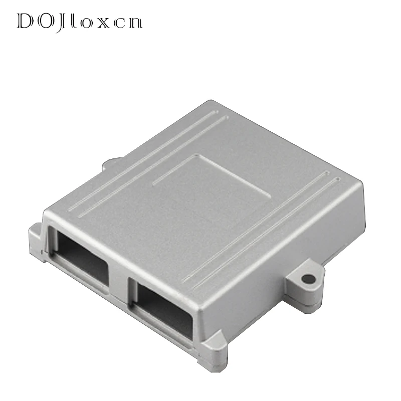 1 Set 2-gaats 24-pins aluminium auto LPG ECU zwarte behuizing controller case met PCB connector en aansluitklemmen