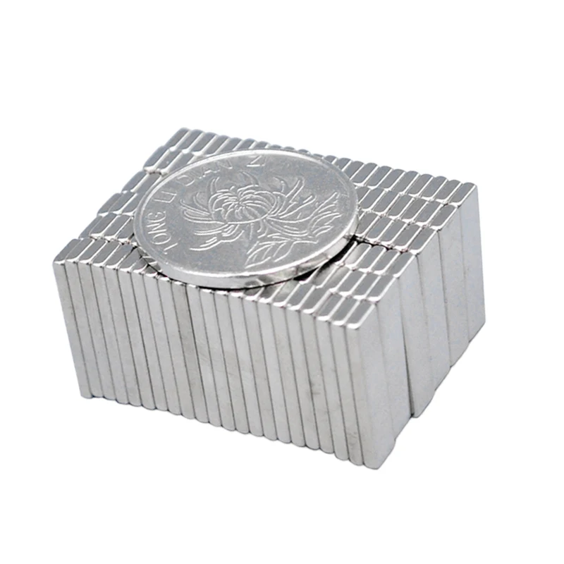 20/50/100/200/300/500pcs Block Super Strong Magnetic Magnets  Permanent Neodymium Rectangular Magnet 20*5*2 mm 20x5x2mm