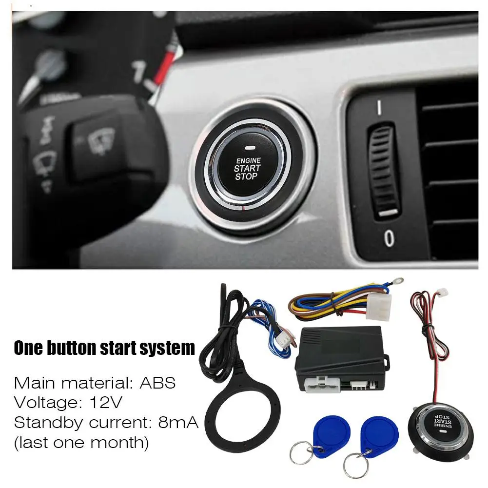 Car Start Stop Button Engine Push Start Stop Button Auto Ignition Starter For Improving Driving Safety Car Accessories