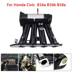 For Honda Civic B-Series B16a B16b B18a Aluminum Cast Intake Manifold Upgrade Bolt On FOR 92-01 Acura Integra