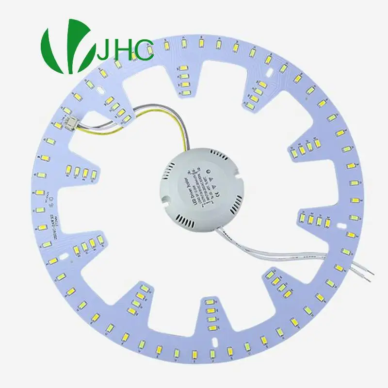 Led light board 12W 15W 18W 5730 three-color transformation light plate round modified ceiling lamp LED Ring PANEL Circle Light