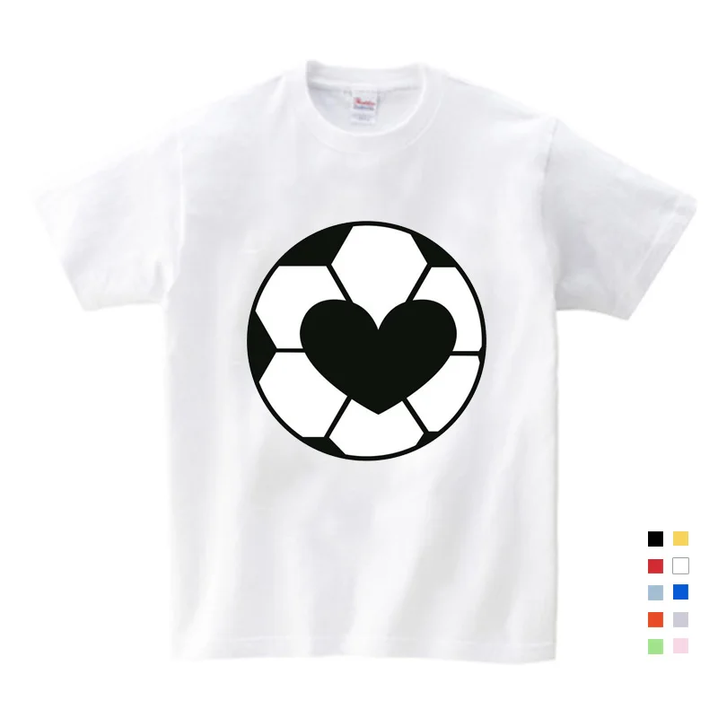 Children's Football Shirts T Shirts Spring Summer Family Clothing Boy's 2020 European Cup Fashion T-shirt Girl's Casual Tee Tops