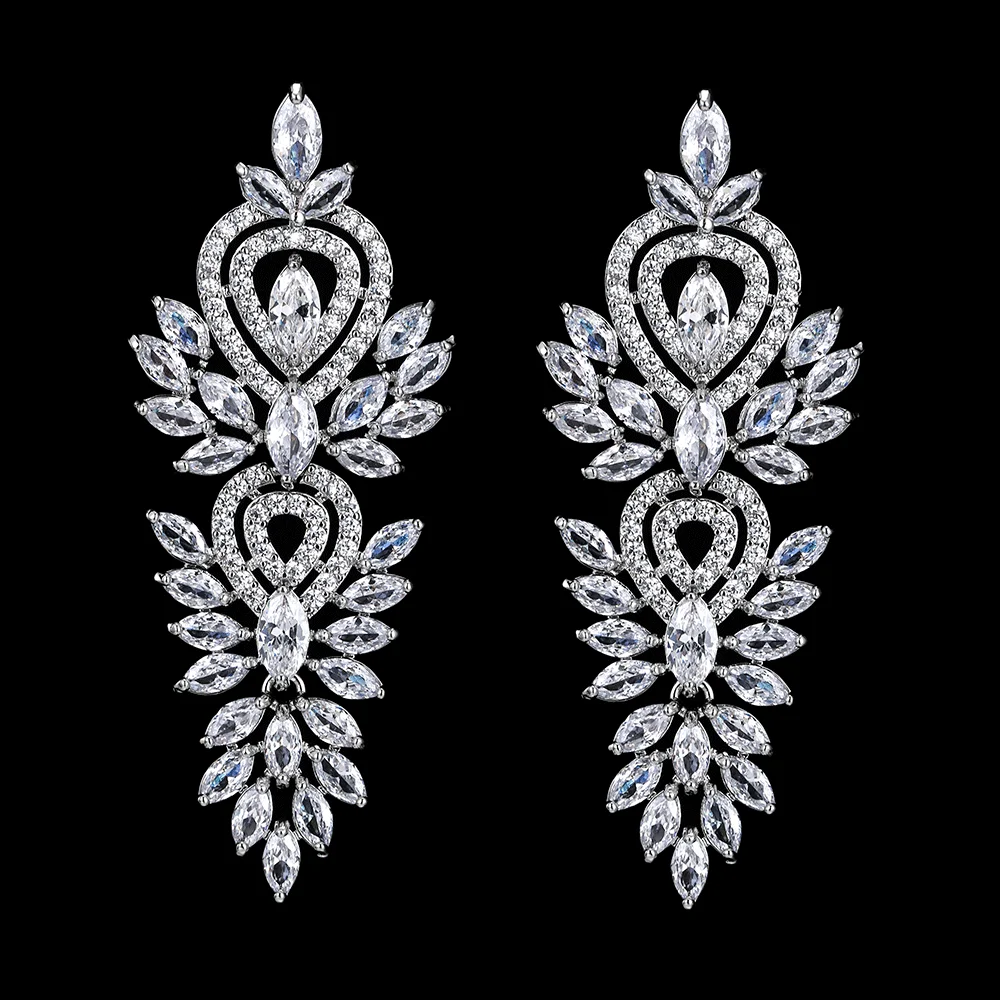 

Emmaya New Fashoin Brilliant Bohemain Style Design Earring Noble Cubic Zircon Fine Jewelry Women Wedding Party Elegant Dress-Up