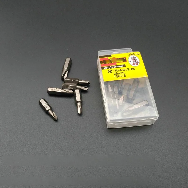 6 قطعة/المجموعة البسيطة قصيرة المغناطيسي صلابة عالية Y شكل مفك بت 1/4 '6.35 مللي متر عرافة عرقوب Y نوع Y0 Y1 Y2 Y3 Y4 Y5 25 مللي متر طول