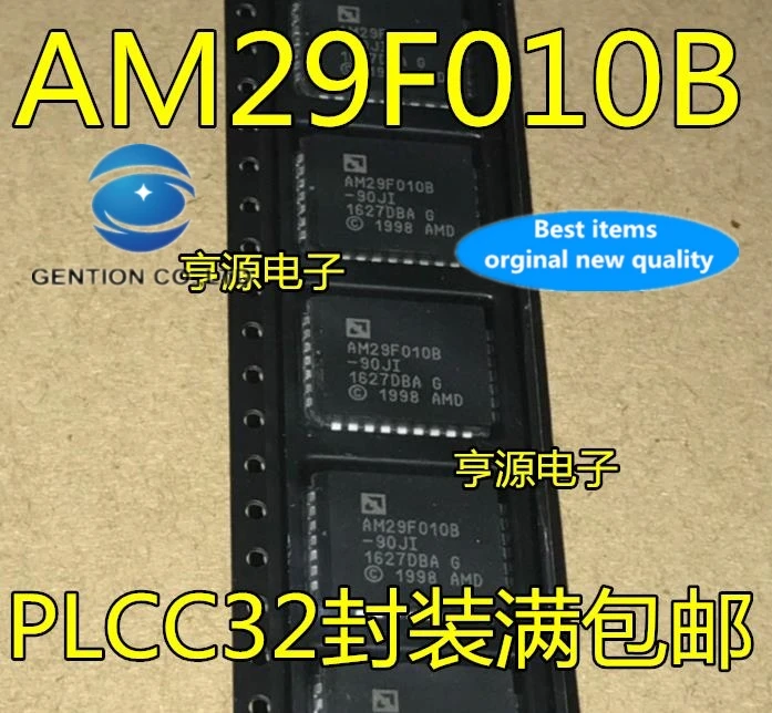 5PCS AM29F010B-90JI AM29F010B-90 AM29F010 PLCC32 em estoque 100% novo e original