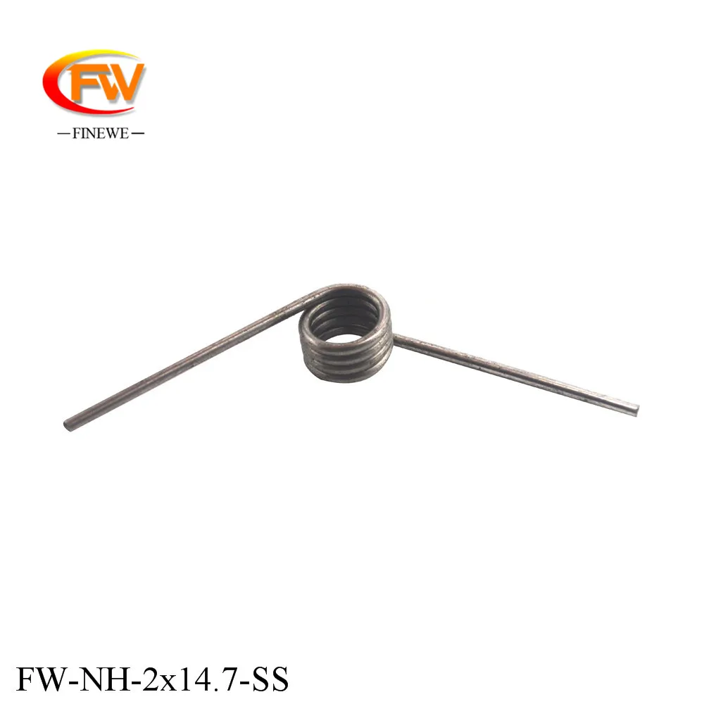4pcs/lot 2.0mm wire torsion spring stainless steel 120 degree 4 coils heavy duty torsion spring with custom wholesale