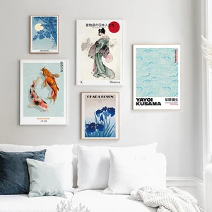Nghệ sĩ tiếng Nhật yayoi ohara koson poster cổ điển hokusai geixa áp phích nghệ thuật cổ điển vẽ tranh nghệ thuật trang trí nhà 10 doanh số bán chính của Nhật Bản Gueixa - №5